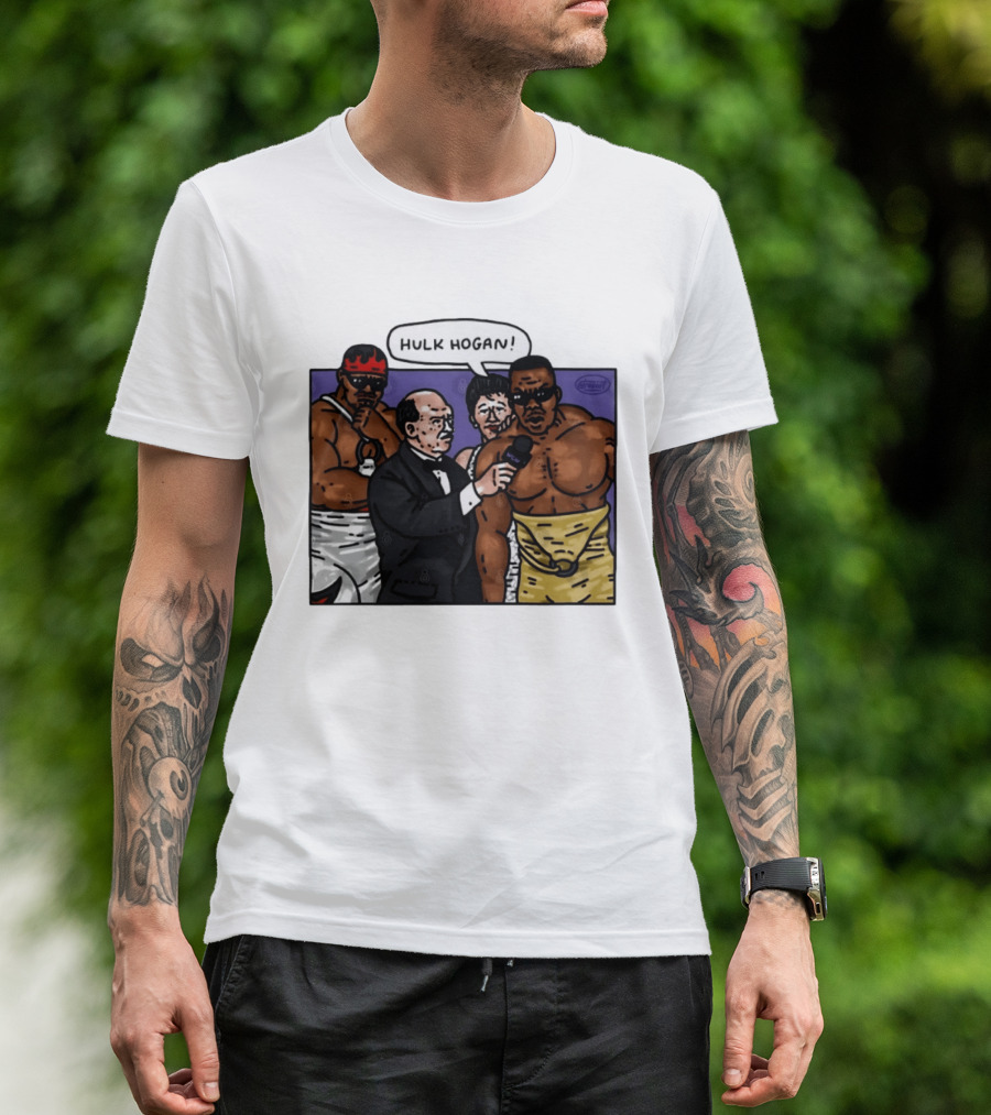 Hulk Hogan WCW Wrestlers Interview Scene Professional Wrestling T-Shirt