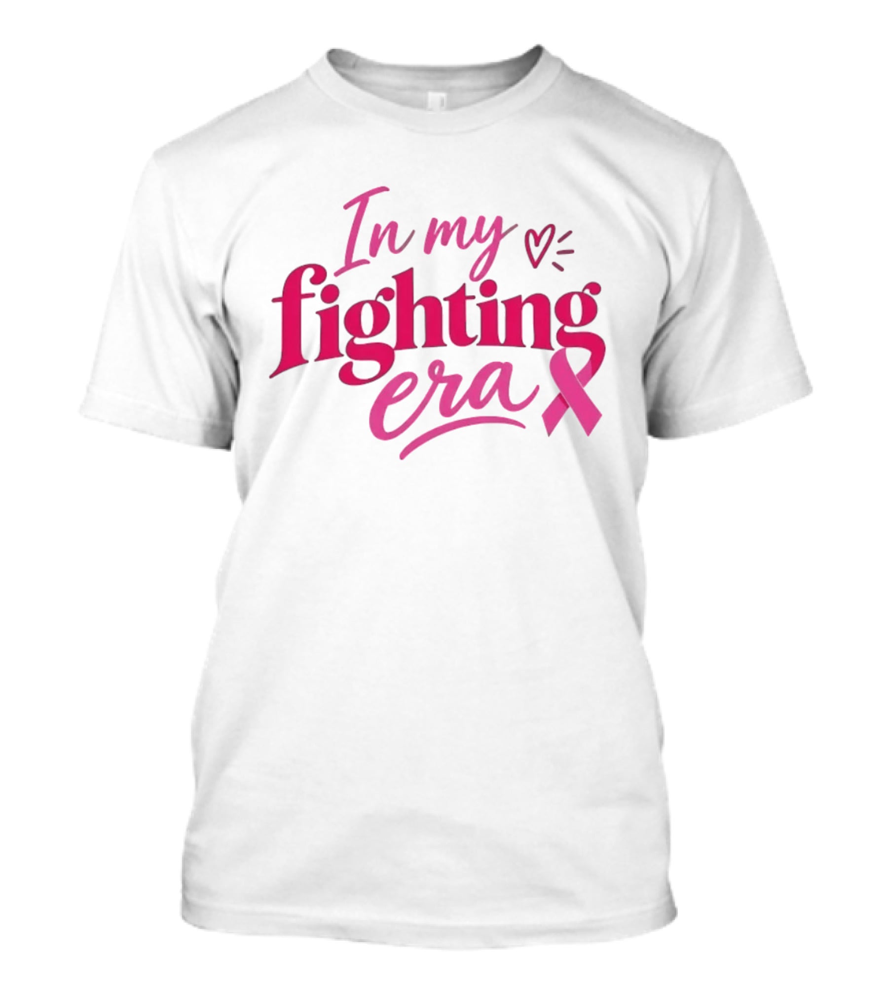In My Fighting Era Breast Cancer Awareness Pink Ribbon T-Shirt