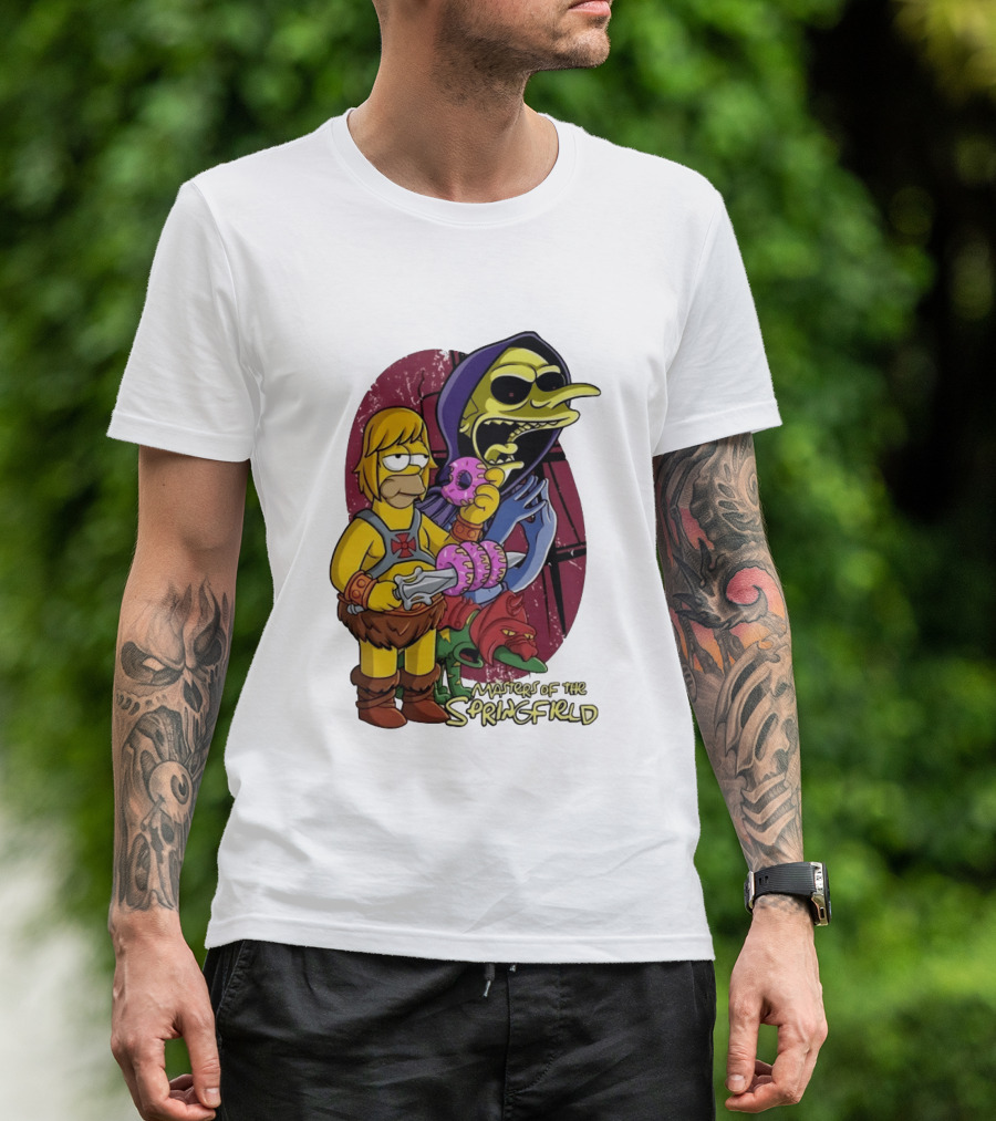 Masters Of The Springfield Homer Simps Skeletor Mashup T-Shirt
