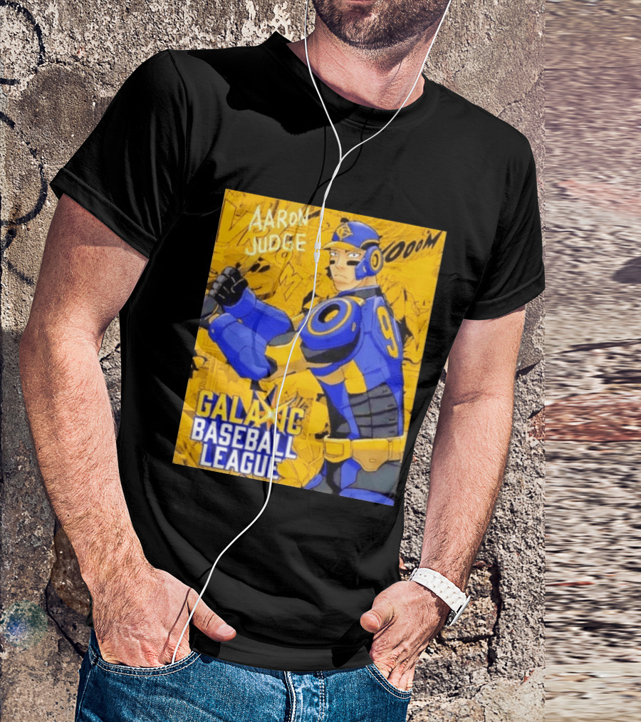 Aaron Judge Galactic Baseball League No 9 Comic T-Shirt