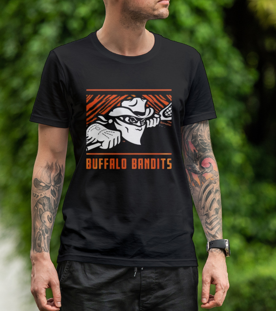 Buffalo Bandits Lacrosse NLL Banditland Cowboy T-Shirt