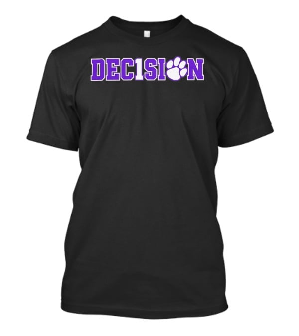 Clemson Tigers Dec1sion Paw College Football Championship T-Shirt