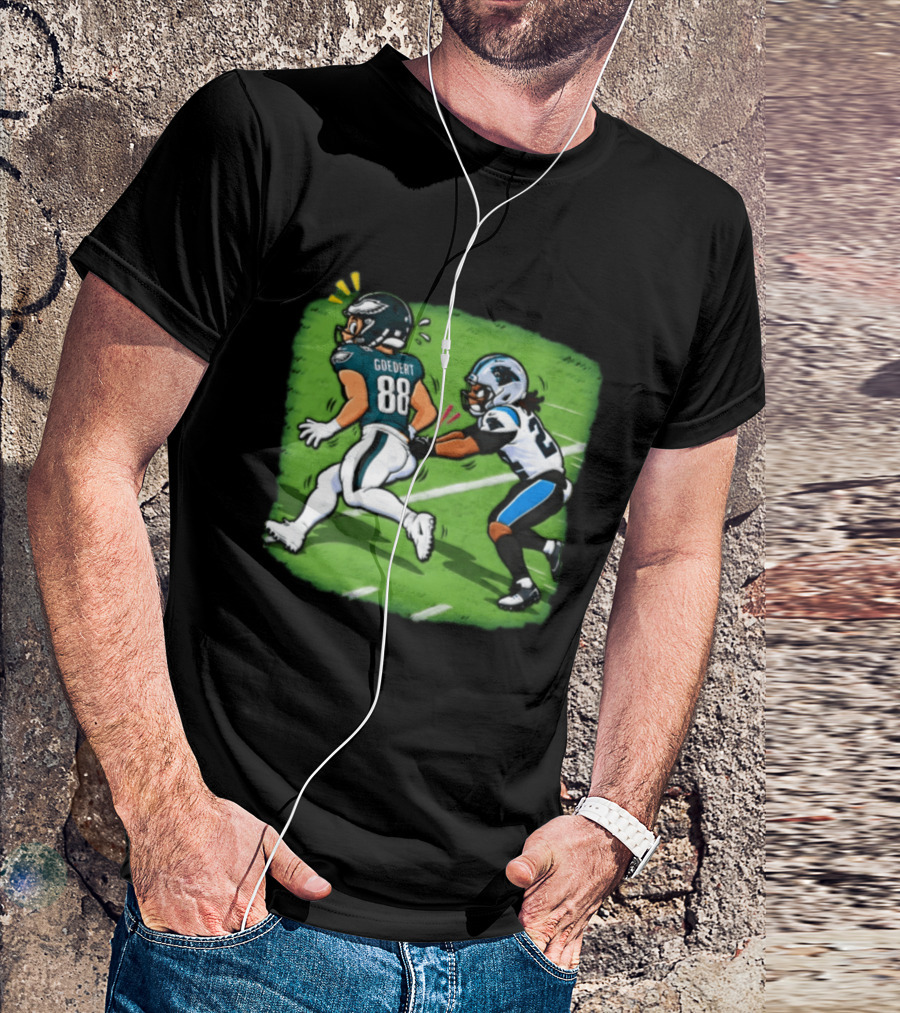 Dallas Goedert Humorous Booty Grab Football Moment T-Shirt