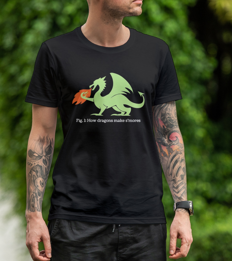 How Dragons Make S'mores Fig 1 Dragon T-Shirt