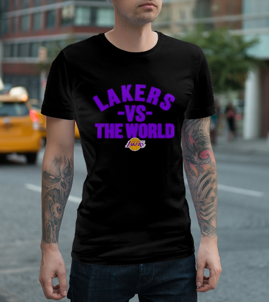 Los Angeles Lakers Vs The World NBA Basketball Lakers T-Shirt