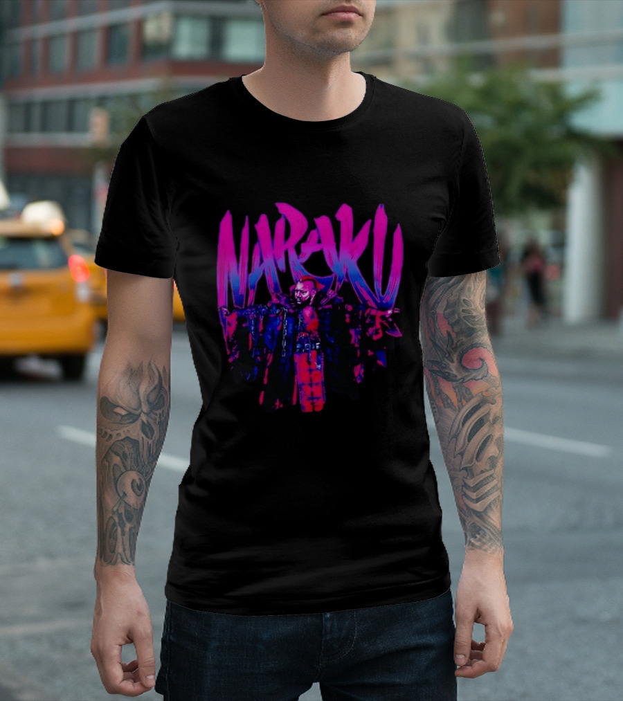 Naraku WWE NXT Wrestling Wrestler Dark Robe T-Shirt