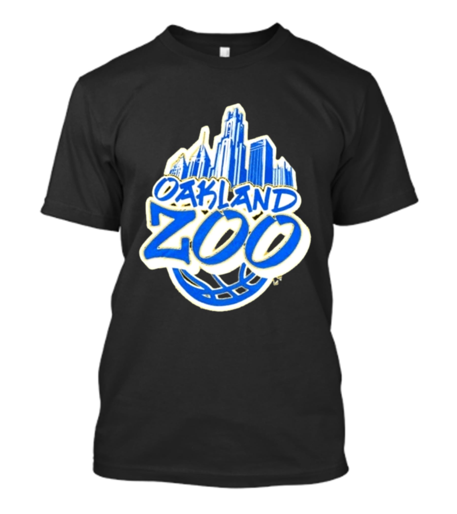 Oakland Zoo Pittsburgh Basketball Est 2001 City Skyline T-Shirt