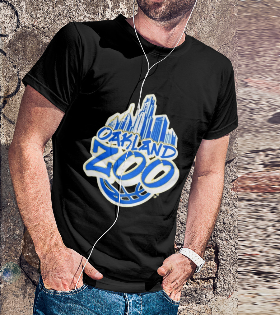 Oakland Zoo Pittsburgh Basketball Est 2001 City Skyline T-Shirt