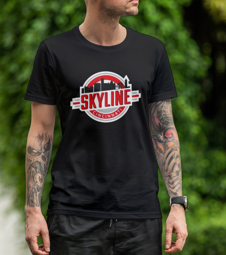 Cincinnati Skyline Cityscape Ohio T-Shirt