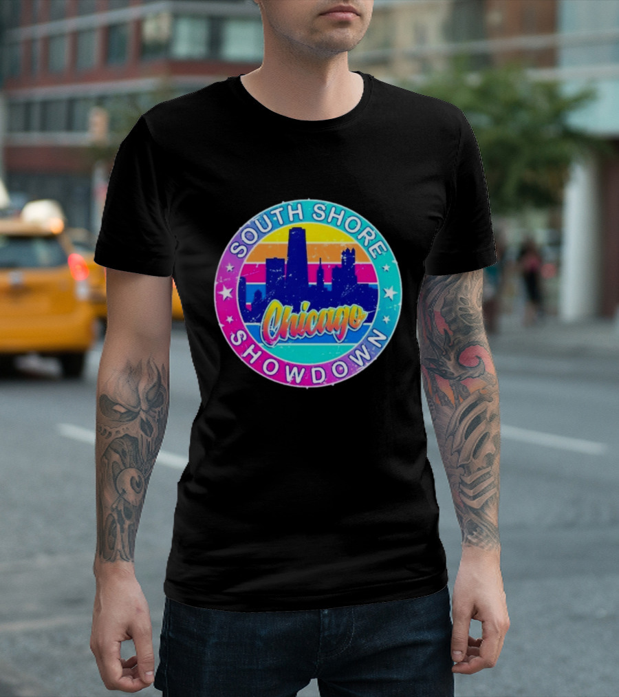 South Shore Showdown Chicago Skyline T-Shirt