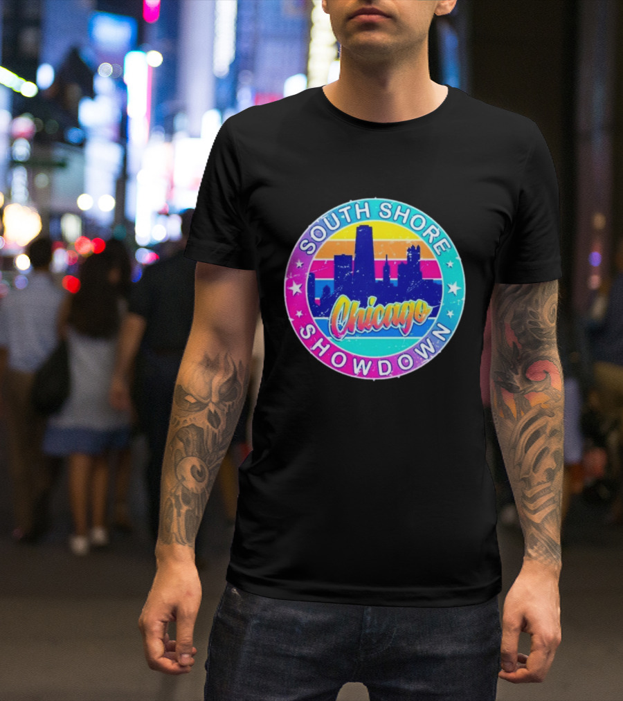 South Shore Showdown Chicago Skyline T-Shirt