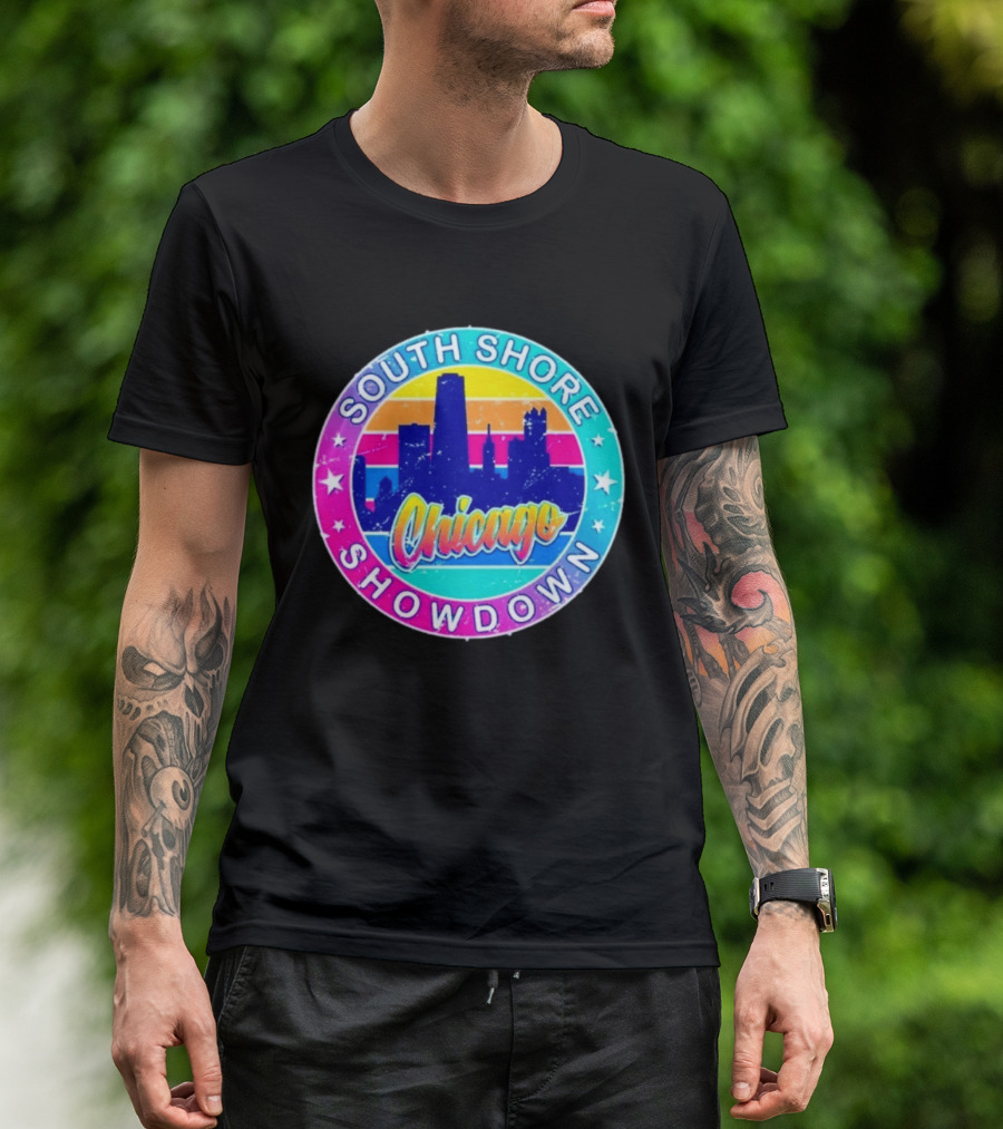 South Shore Showdown Chicago Skyline T-Shirt