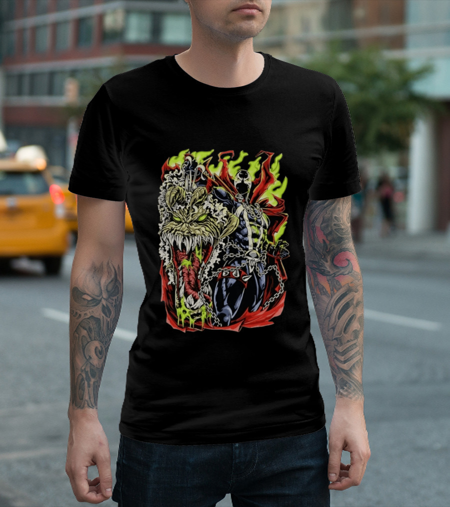 Spawn Hellfire Demon Beast Comic T-Shirt