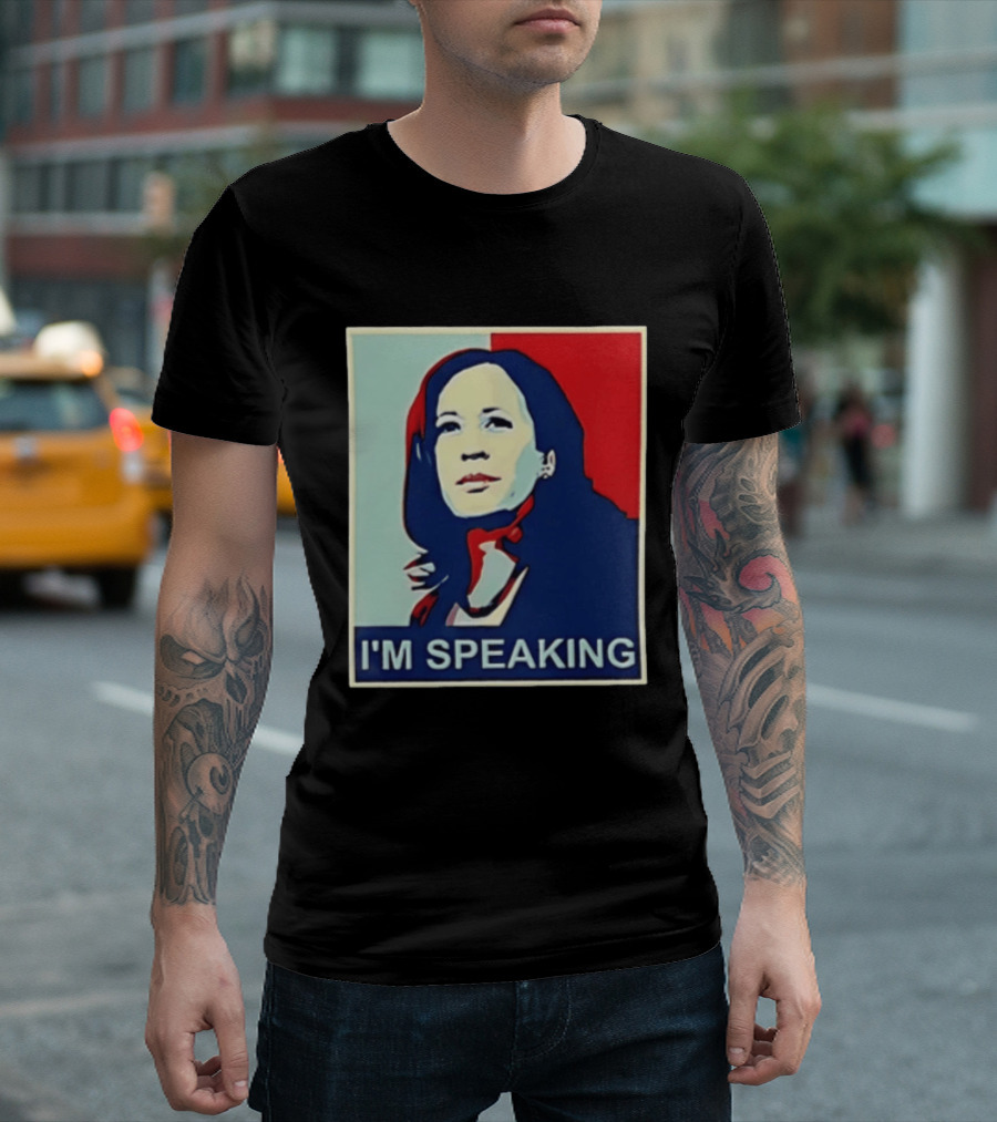 Kamala Harris I'm Speaking Retro Pop T-Shirt