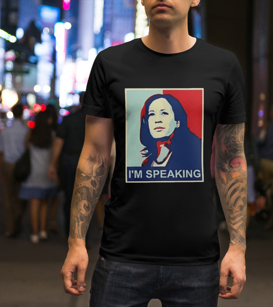 Kamala Harris I'm Speaking Retro Pop T-Shirt