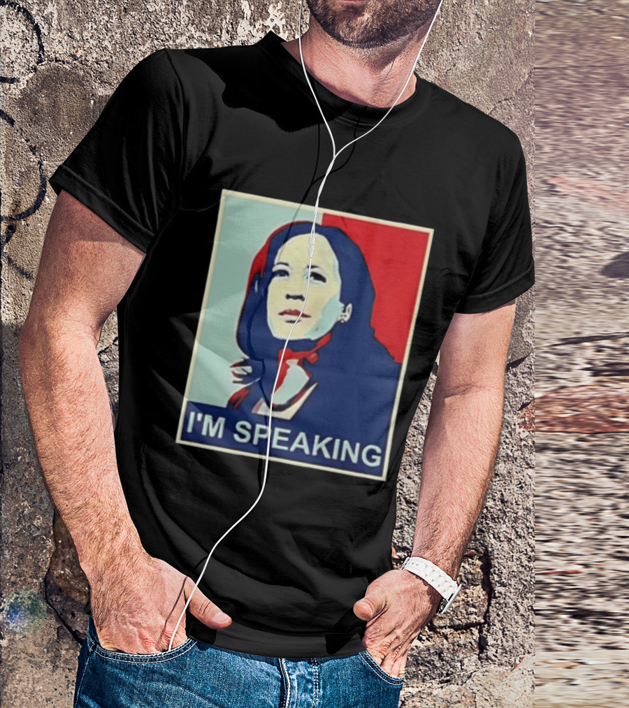 Kamala Harris I'm Speaking Retro Pop T-Shirt