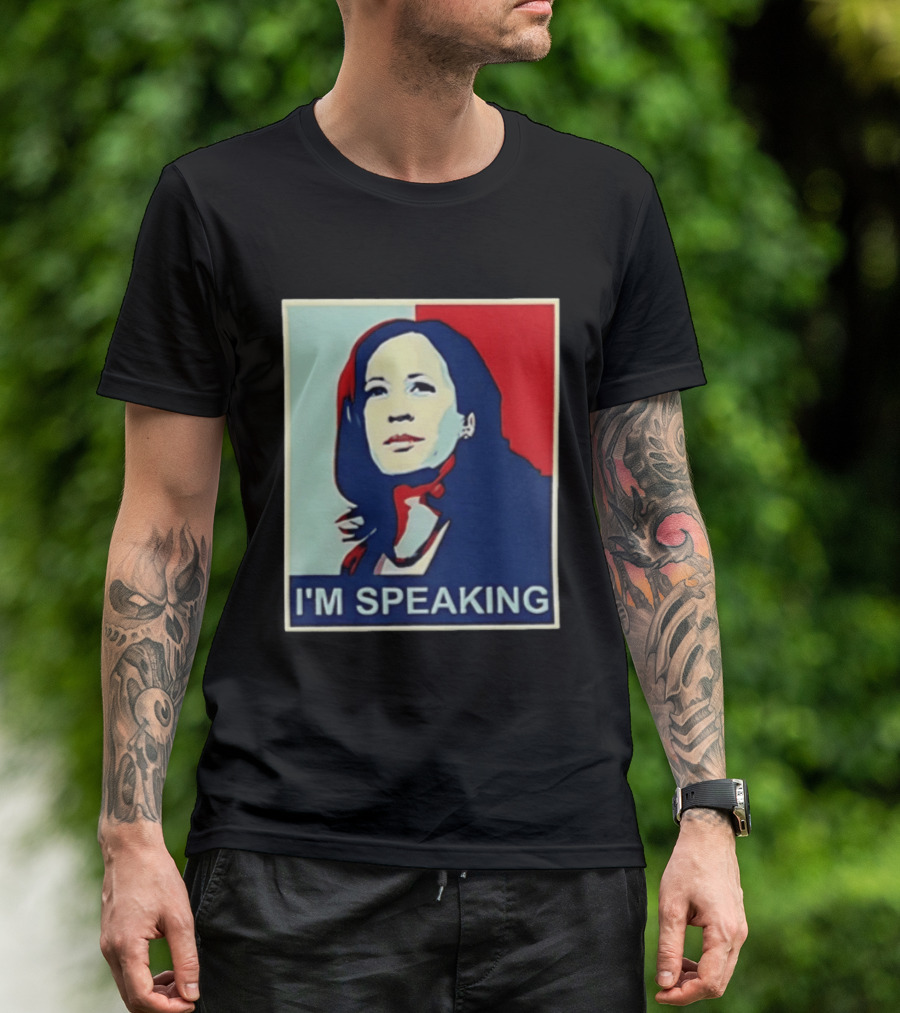 Kamala Harris I'm Speaking Retro Pop T-Shirt