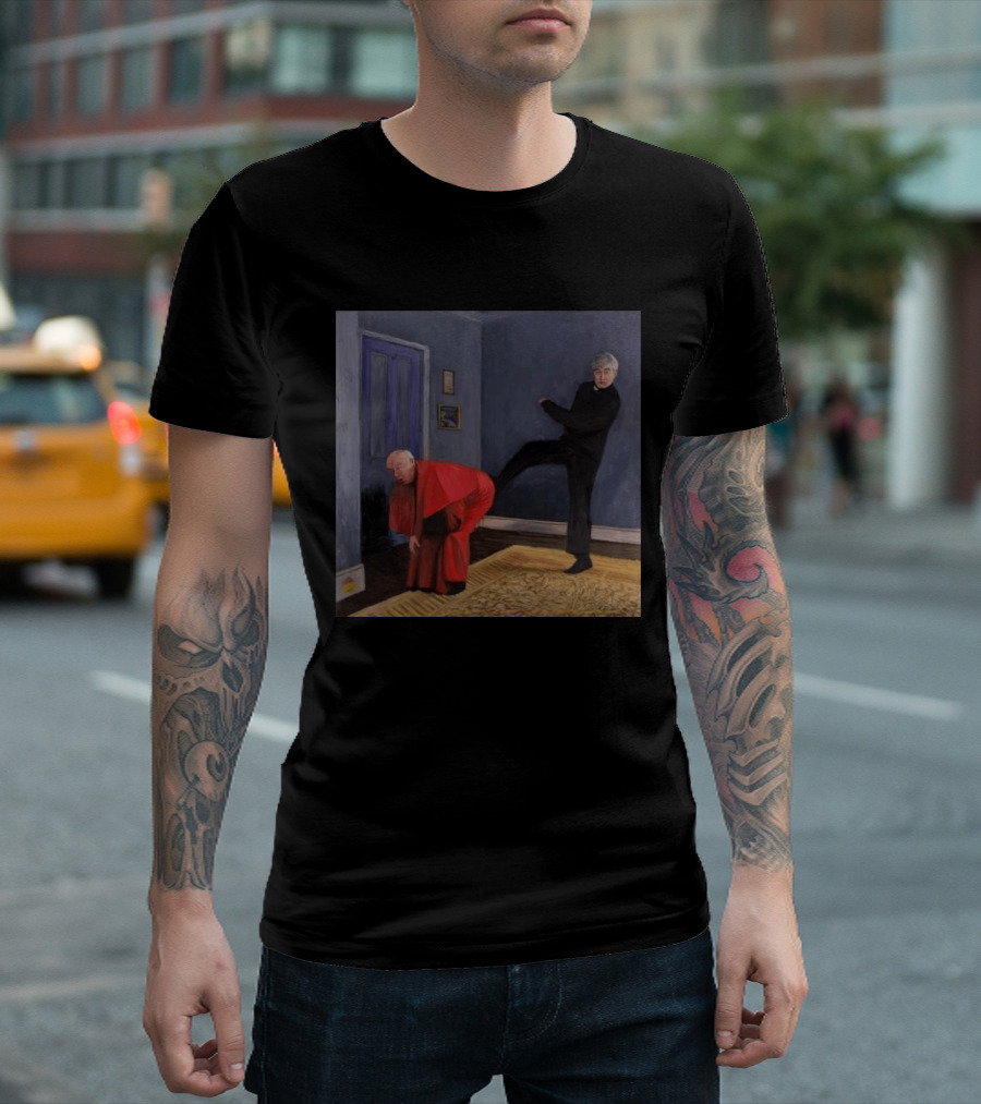 Surrealist Painting Absurdist Humor Bizarre Room Scene T-Shirt
