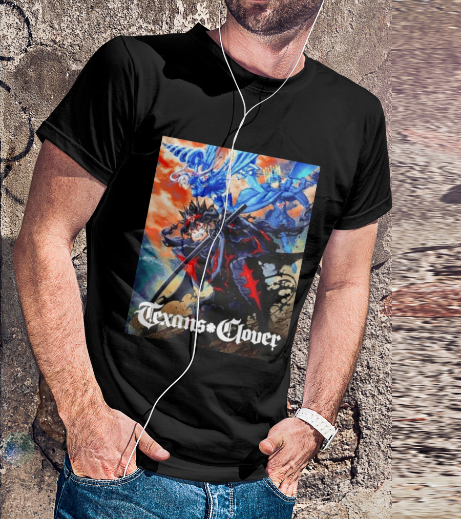 Texans Clover Asta Yuno Noelle Silva Anime T-Shirt