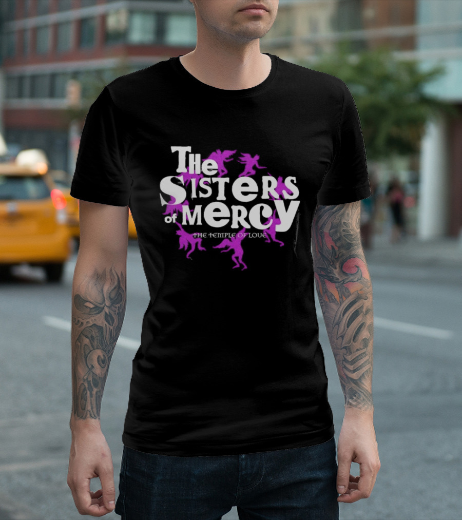 The Sisters Of Mercy The Temple Of Love Purple Angels T-Shirt