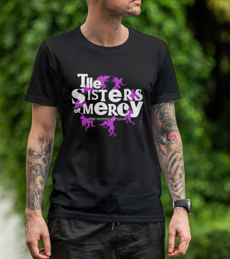 The Sisters Of Mercy The Temple Of Love Purple Angels T-Shirt