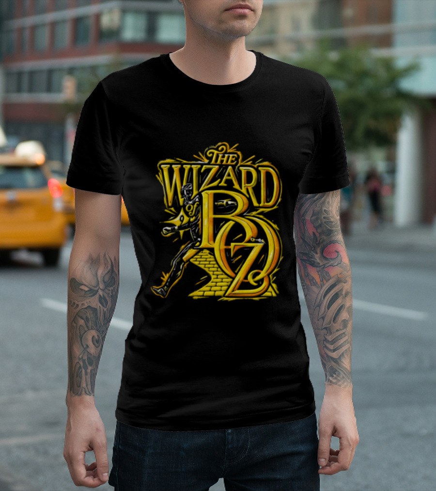 The Wizard Of Boz 9 Pittsburgh Steelers Football Magic T-Shirt