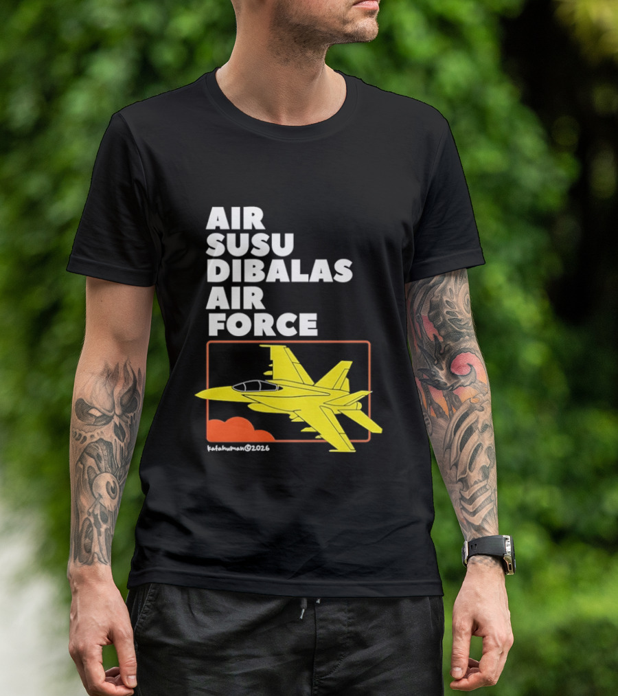 Air Susu Dibalas Air Force Fighter Jet Indonesian Pun T-Shirt