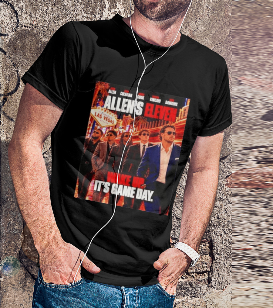 Allen's Eleven Wake Up It's Game Day Las Vegas T-Shirt