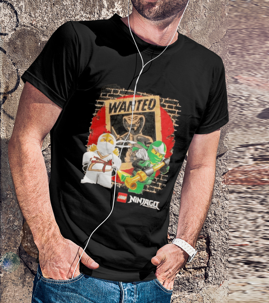 LEGO Ninjago Wanted Duo Youth Character Battle Scene T-Shirt