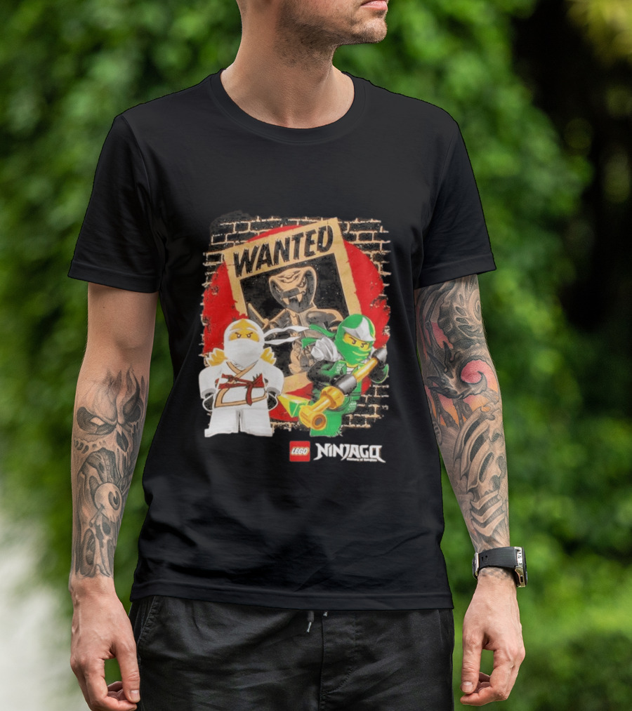 LEGO Ninjago Wanted Duo Youth Character Battle Scene T-Shirt