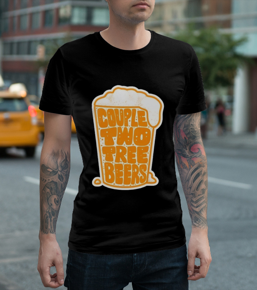 Couple Two Tree Beers Beer Drinking T-Shirt