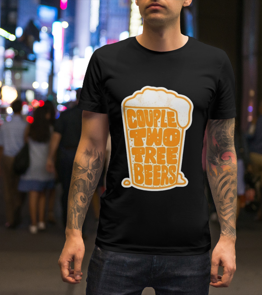 Couple Two Tree Beers Beer Drinking T-Shirt