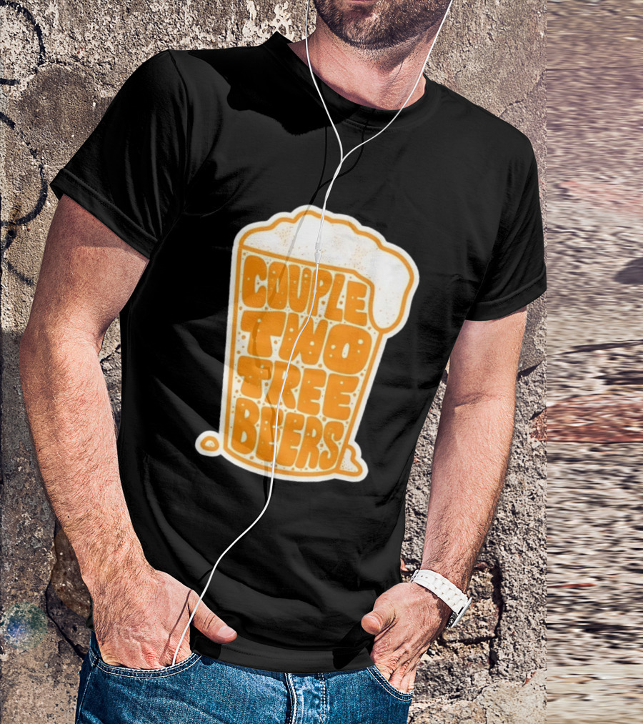 Couple Two Tree Beers Beer Drinking T-Shirt