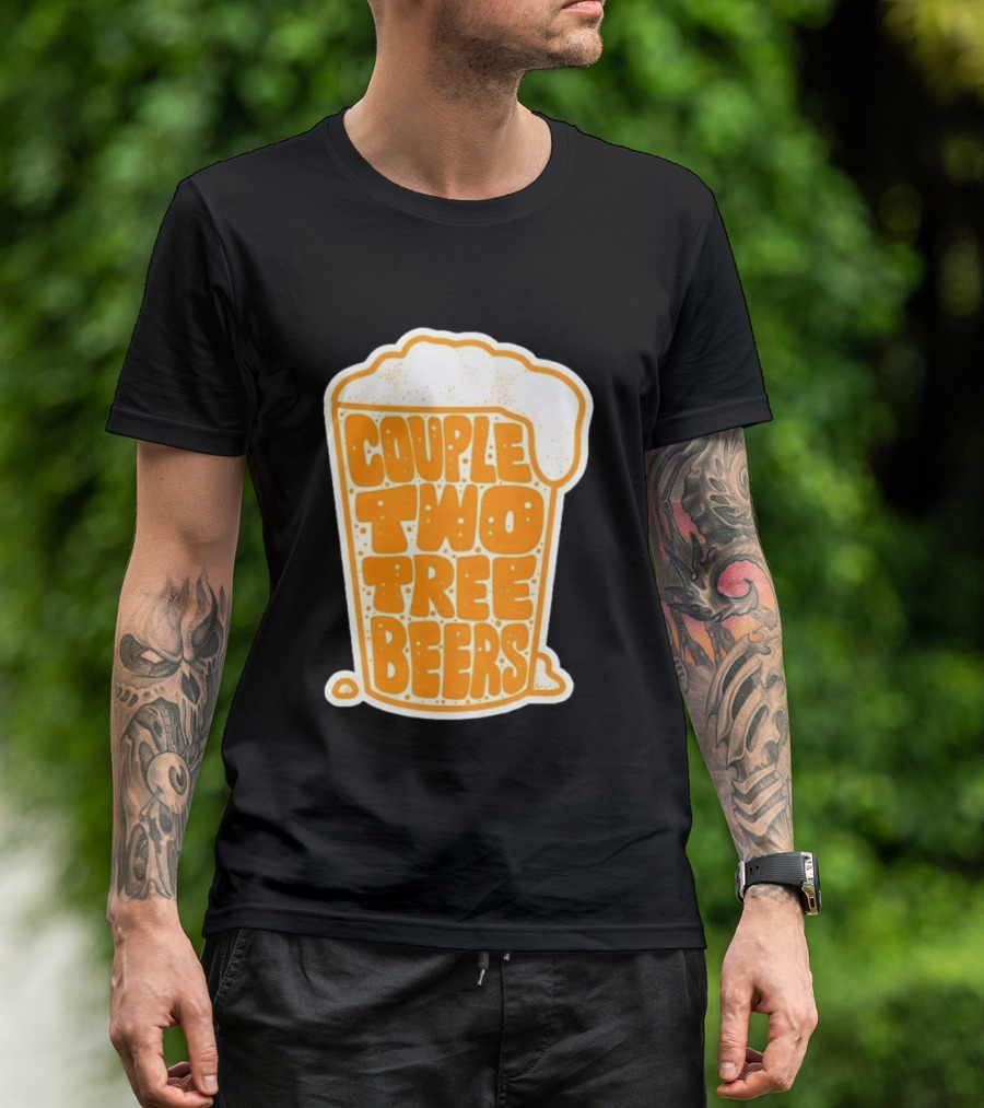 Couple Two Tree Beers Beer Drinking T-Shirt