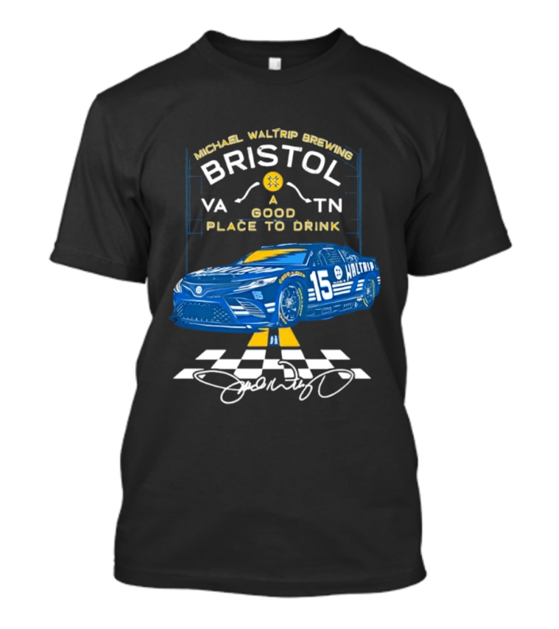 Michael Waltrip Brewing Bristol Virginia Tennessee Racing T-Shirt