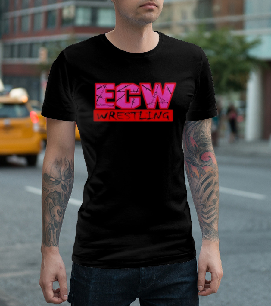 ECW Wrestling Barbed Wire T-Shirt
