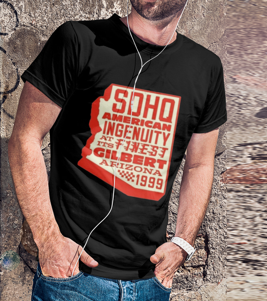SDHQ American Ingenuity Gilbert Arizona 1999 Racing T-Shirt