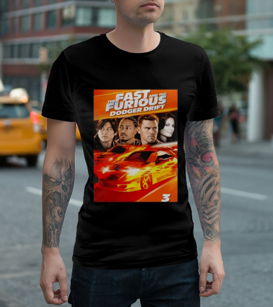 The Fast And The Furious Dodger Drift 3 T-Shirt