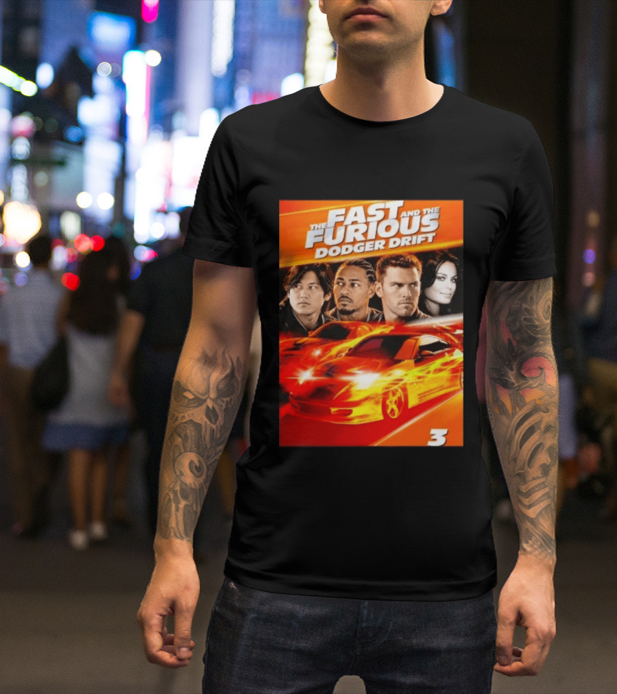 The Fast And The Furious Dodger Drift 3 T-Shirt