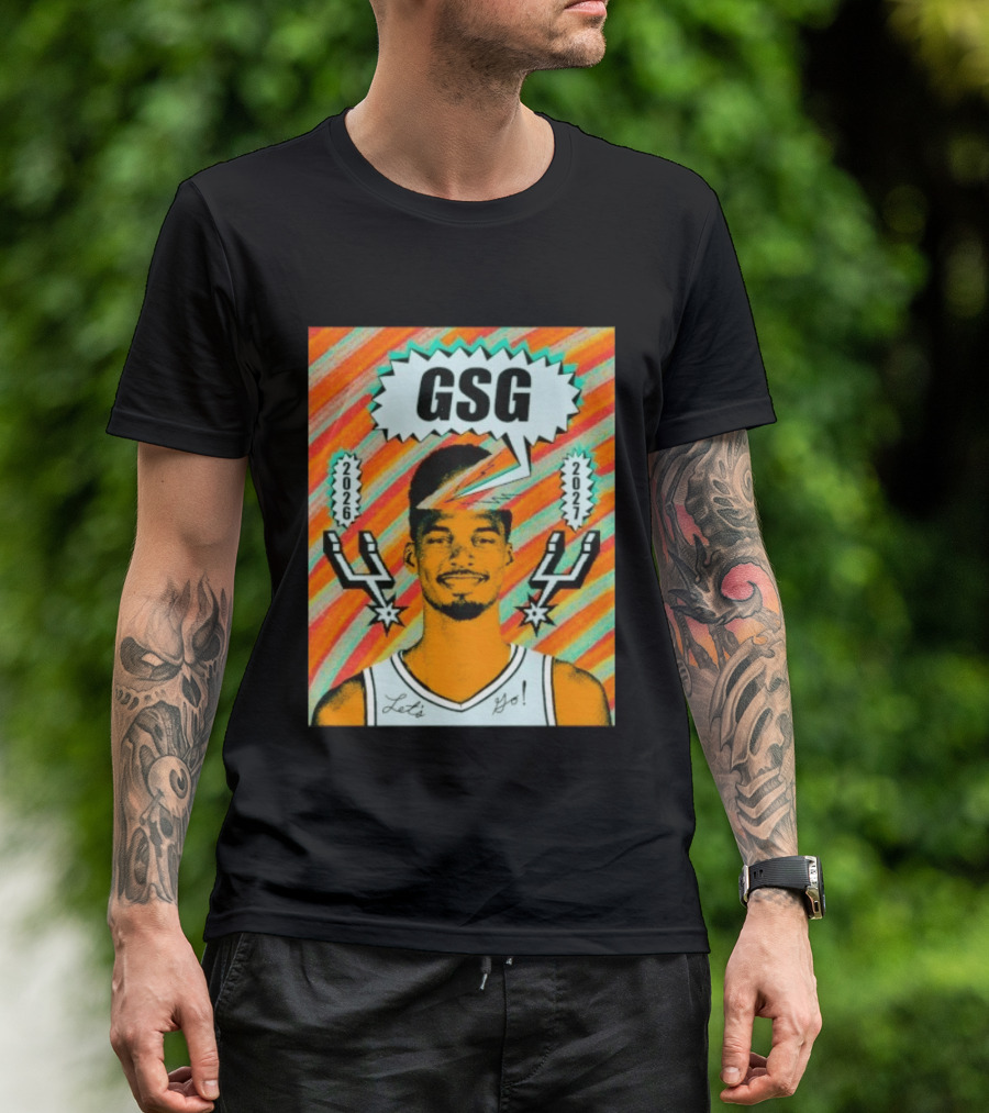 Victor Wembanyama GSG San Antonio Spurs 2026 2027 Let's Go T-Shirt