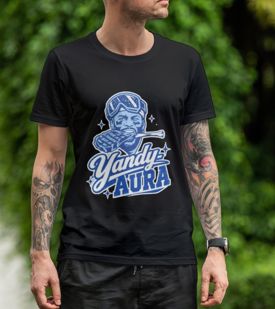 Yandy Aura Tampa Bay MLB Baseball T-Shirt