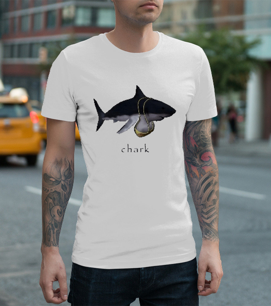 Chark Shark Bikini Humor Image T-Shirt