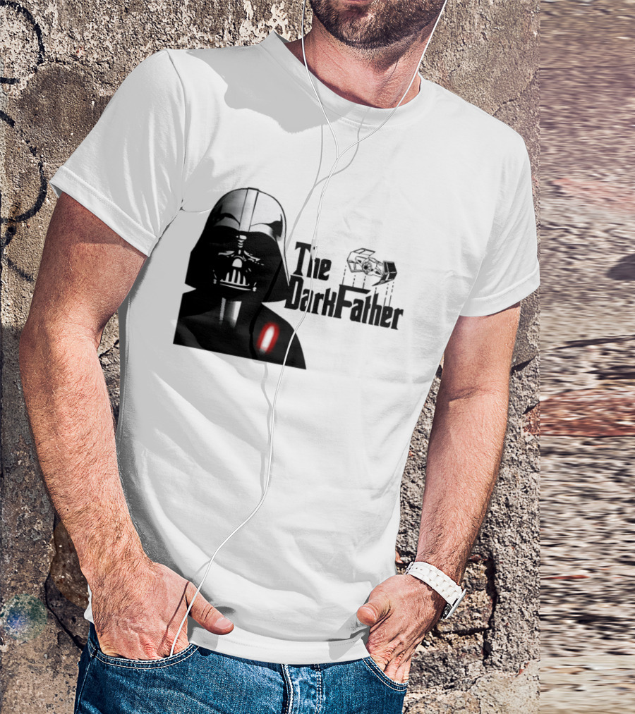 The Darth Father Star Wars Sith Lord And TIE Fighter T-Shirt