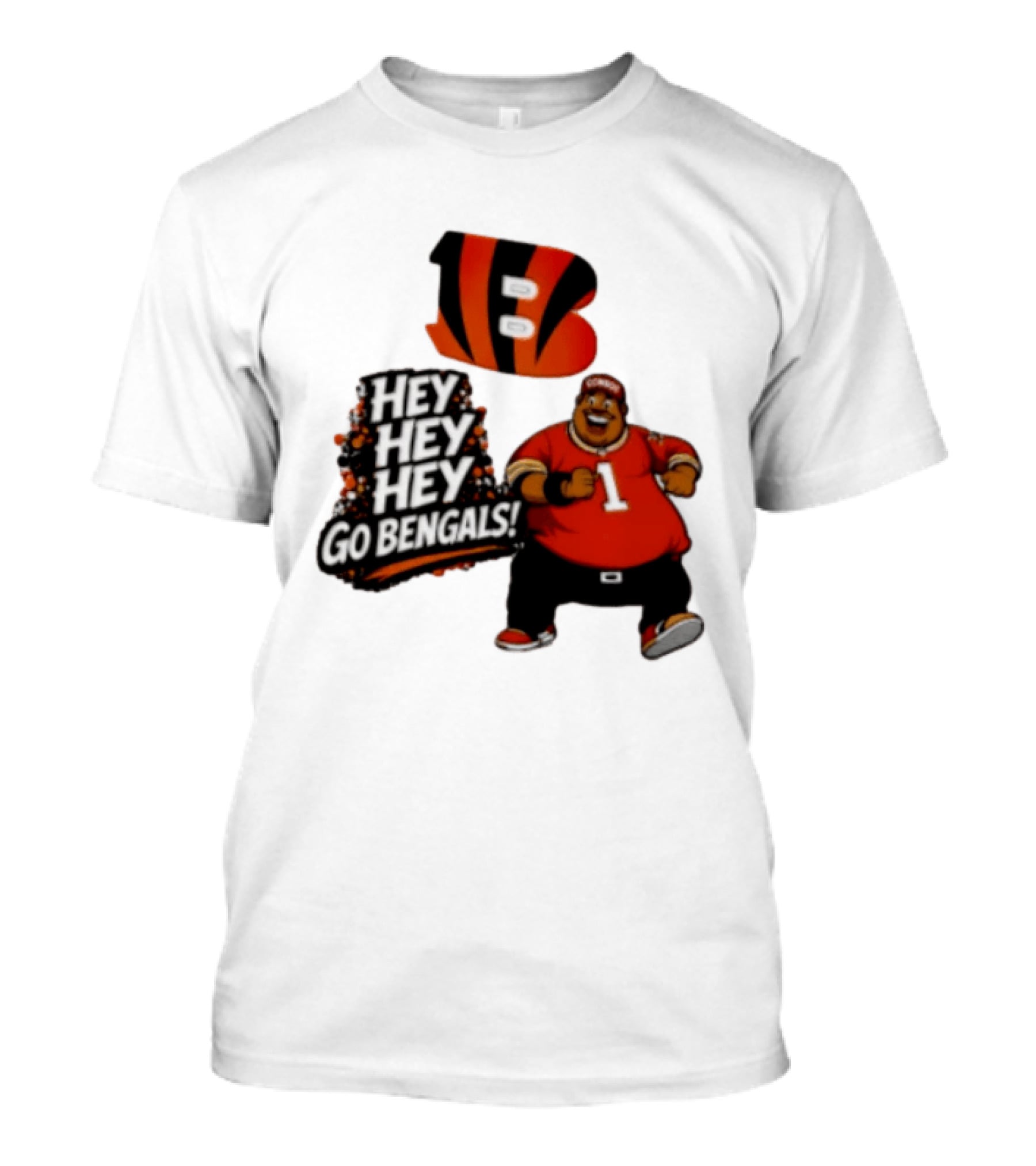 Ja Marr Chase Fat Albert Cincinnati Bengals Hey Hey Hey Go Bengals T-Shirt