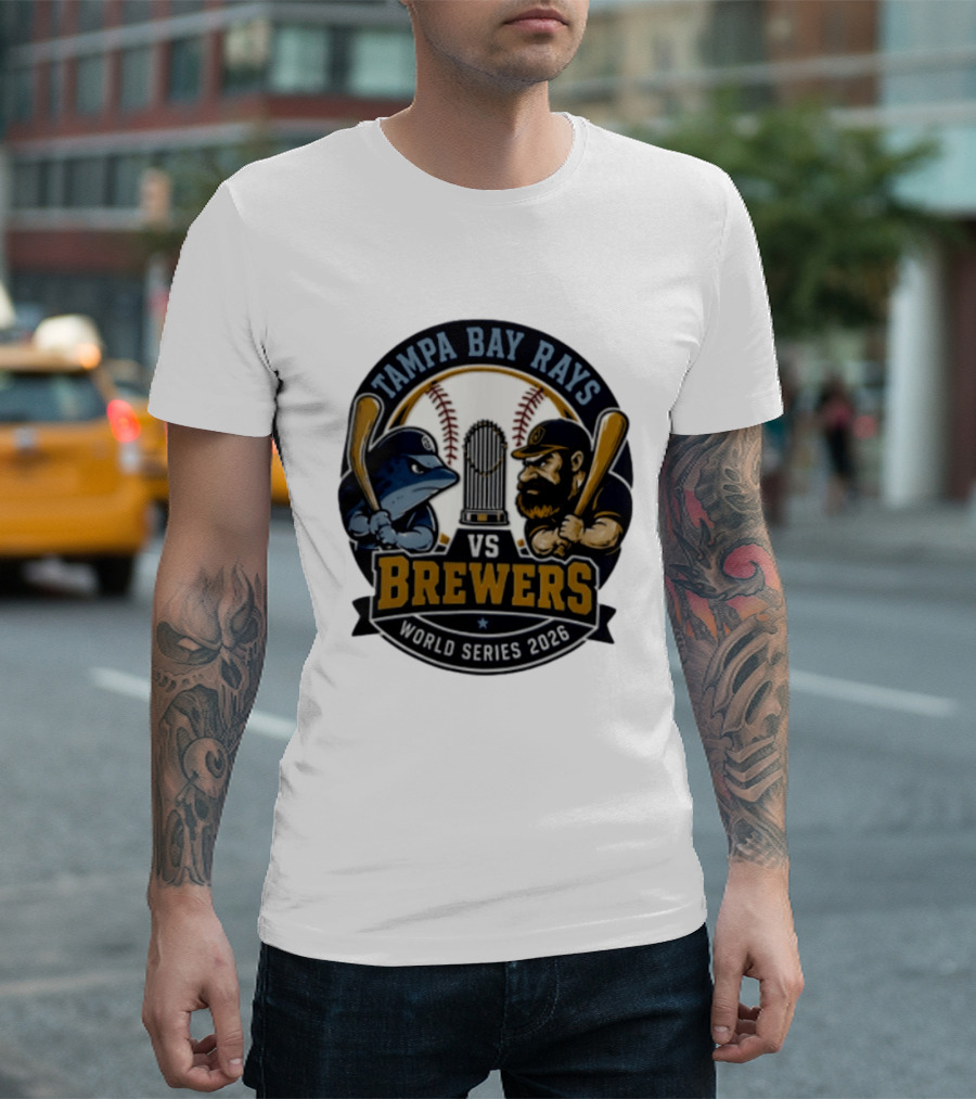 Tampa Bay Rays Vs Brewers World Series 2026 T-Shirt