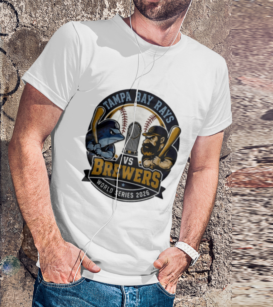 Tampa Bay Rays Vs Brewers World Series 2026 T-Shirt