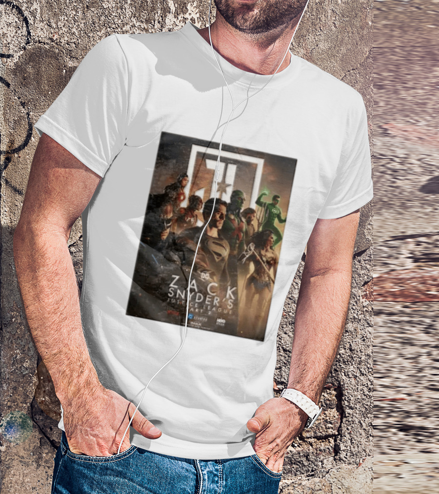 Zack Snyder's Justice League Part 2 DC Superheroes Movie Featuring Hero Lineup T-Shirt