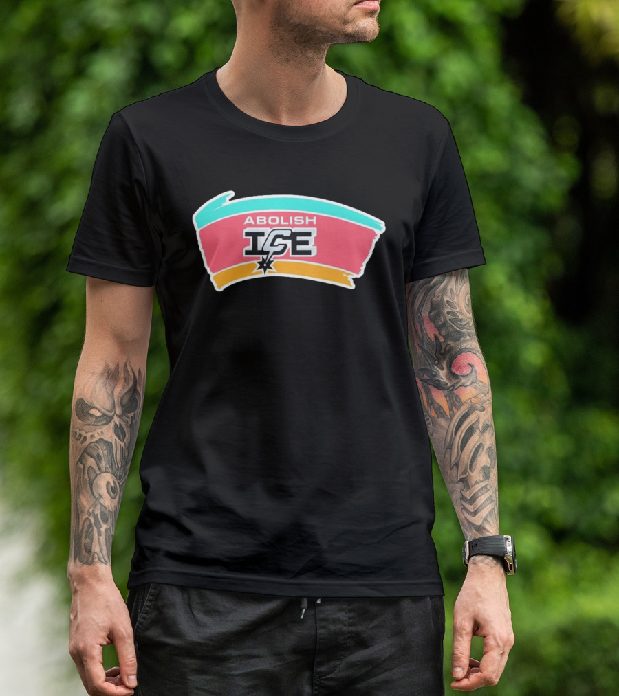 Abolish ICE Political Activism Social Justice San Antonio Spurs T-Shirt