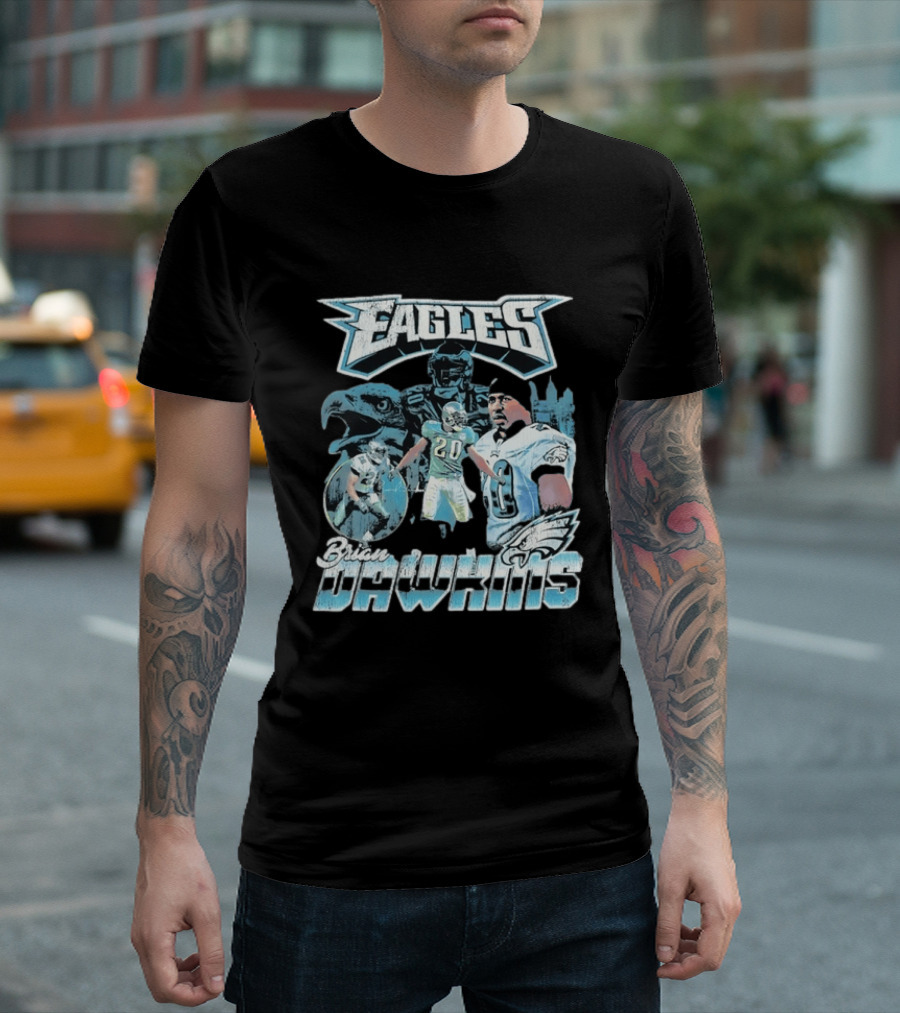 Eagles Brian Dawkins 20 Philadelphia Football T-Shirt