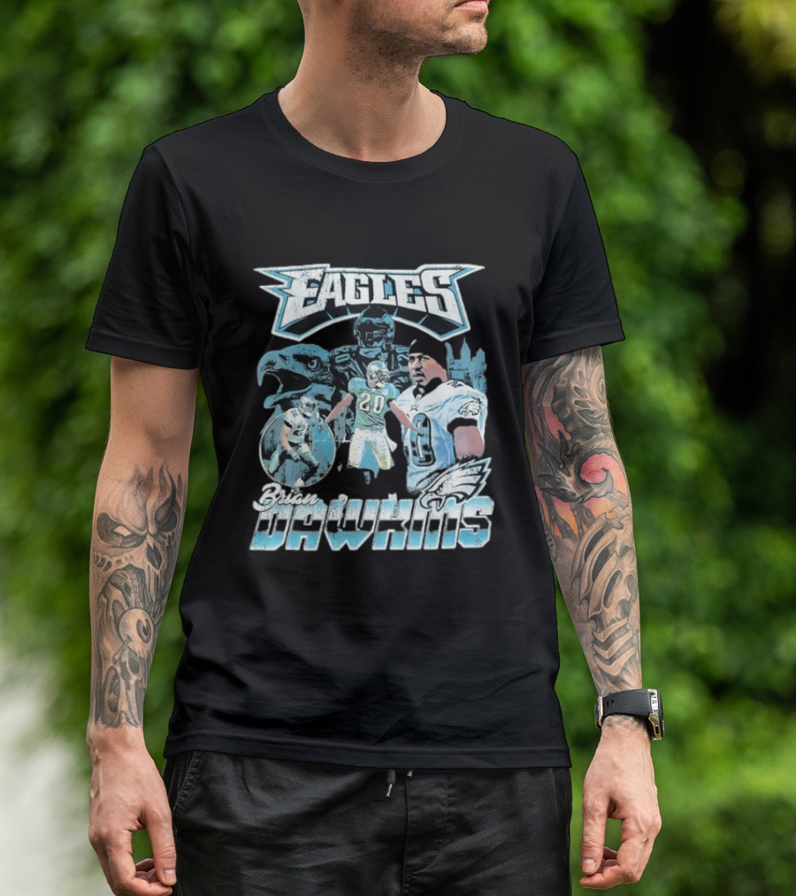 Eagles Brian Dawkins 20 Philadelphia Football T-Shirt